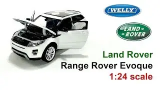 Unboxing - Land Rover Range Rover Evoque (White) Welly NEX - 1:24 Scale DIecast Car Model Toy