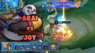 Top Global Akai Vs Joy &mdash; Mythical Immortal Gameplay | Mobile Legends