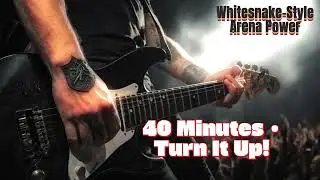Whitesnake Style &bull; Arena Rock Power Mix (40 Minutes) | The MelodAI &bull; Fire, Groove & 80s Energy