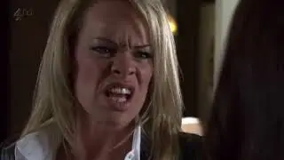 Hollyoaks - Grace Black Throws A Drink on Mercedes Browning (10th December 2013)