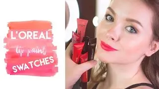 СВОТЧ-ВИДЕО жидких помад LIP PAINT от L'Oreal Paris | 7 матовых и лаковых оттенков