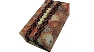 Creative Gift Wrapping with Lace and Traditional Batik Double-Sided Paper