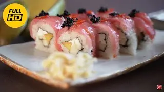 Sushi roll with tuna and mango free video clip download, Cake pastry video clip download #freevideos