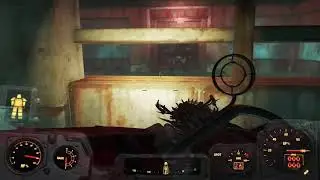 Alpha Deathclaw in Parking Garage wtf | Fallout 4