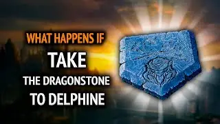Secret scene if you take the Dragonstone to Delphine in Riverwood