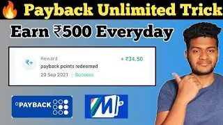 Payback App Unlimited Trick | Earn ₹500 Mobikwik Money Everyday | Earn Free Payback Points |Nctricks