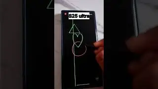 Samsung Galaxy S25 ultra screen off memo auto shape trick #samsung #samsungtips #samsunggalaxy