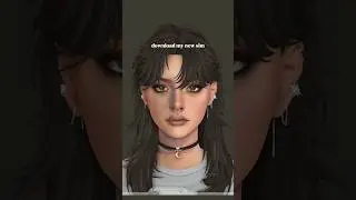 free sim download + cc links 🖤 &bull; the sims 4 #shorts #sims4