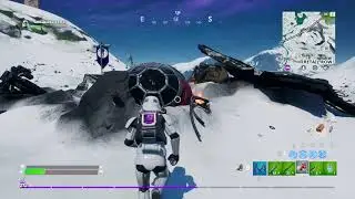 Fortnite Tie Fighter Crash Site With Stormtrooper Tres