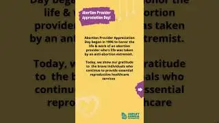 Abortion Provider Appreciation Day
