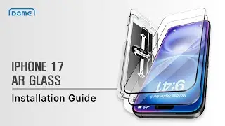 Whitestone AR Glass Screen Protector for iPhone17 series Installation
