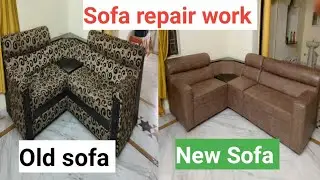 old fabric sofa repair in new look || how to old sofa to new sofa
