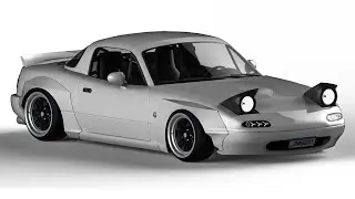 Mazda Miata (1MB S&Oacute; DFF/DFF ONLY) E (V&Aacute;RIAS CORES/MANY COLORS) GTA SA ANDROID/PC
