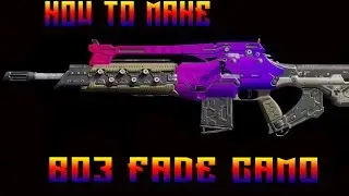 HOW TO MAKE FADE CAMO ON BLACK OPS 3