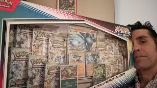 Unboxing Pokemon Prismatic Evolutions Lucario ex & Tyranitar ex premium collection