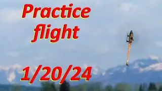 Another practice flight - Heli-X radio control helicopter simulator - SAB Goblin Kraken 700