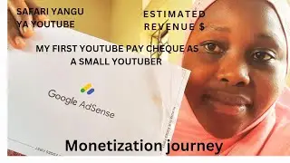 Safari yangu ya youtube ndani ya mwaka mmoja/kiasi gani nimelipwa/hatua za kufuata mpaka unalipwa.