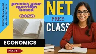 UGC NET ECONOMICS PREVIOUS YEAR QUESTION PAPER DISCUSSION WITH EXPLANATION PART 3