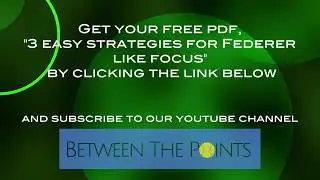Get focused and play your best tennis!