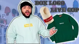 SUPREME Fw18 Week 16 LIVE COP!! BOX LOGO Manual Checkout