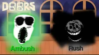 Rush vs Ambush (Doors Animation) - Stick Nodes Pro