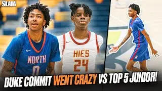 Duke Commit Isaiah Evans GOES OFF for 38 PTS vs Top 5 Junior Caleb Wilson 😳🔥 | 5⭐️'s TRADE BUCKETS 🚨