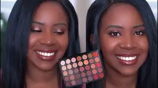 MORPHE 35O - FALL GLAM MAKEUP TUTORIAL FOR DARK SKIN | hey ShannonAshley