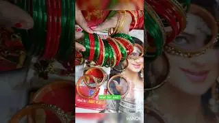 Red green chudi set #bangles #ytshorts #youtubeshorts #shorts #@PariBangleHouse
