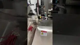 Fully automatic single head terminal crimping machine  #cablewirestrippingmachine #factory