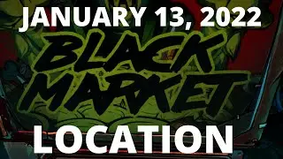 Black Market Vending Machine Location January 13 2022 Borderlands 3 - (Meridian Metroplex)