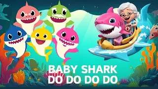 Colorful Baby Shark Dance for Kids 🎵 | Learn Colors in the Ocean 🌊