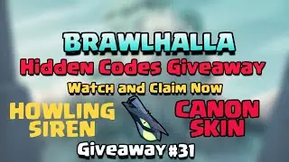 🎁🤑 Brawlhalla NEW🚨🚨 GIVEAWAY Code 🤑🧐🎁🎁🎁 HOWLING SIREN CANON SKIN
