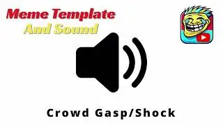 Crowd Gasp/Shock Meme Sound Effect 🔊 (FREE No Copyright)