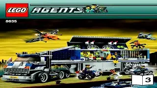 LEGO instructions - Agents - 8635 - Mobile Command Center (Book 3)
