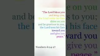 Numbers 6:24-27 Blessings and Prayers to the Faithful Rmnants of EARTHLY ISRAELITES🙏