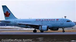 5-Second Reverse Thrust? Air Canada A319 Landing at Montreal-Trudeau Airport (YUL)