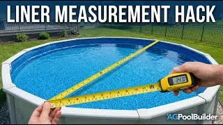 How To Measure An Above Ground Pool for a new Liner