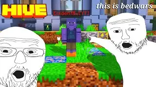 I Found EvidentPee In Hive Bedwars1!!1 (Gone wrong!!) Ft @MinerSMJ 