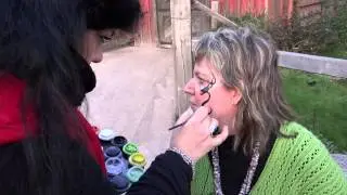 st Davids Welsh festival 2013 Face painting at Disneyland Paris