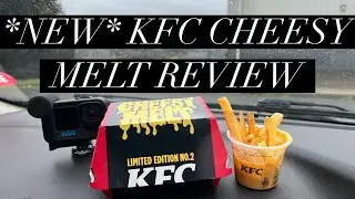 Обзор бургера Cheesy Melt от KFC, обзор комплексного обеда Cheesy Melt от KFC, обзор курицы от KFC.