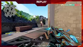 MIBR artziN wins the 1v1 with clean flick vs FURIA | VCT Americas Kickoff 2024