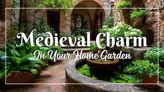 Rediscover the Middle Ages: Small Italian Gardens with Rustic Fountains & Medicinal Plants