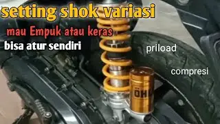 Cara stel/setting shockbreaker tabung|Empuk atau keras