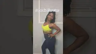 5 Cardio Exercises PUT IN WORK 🫡 #homeworkout #consistency #blackwomen