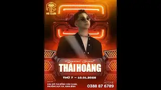 Live show - DJ TH&Aacute;I HO&Agrave;NG - 10.01.2026 - H2 CLUB