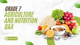 Grade 7 Agriculture and Nutrition| Questions and Answers revision