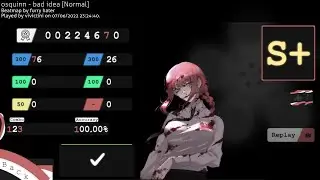 osu! | osquinn - bad idea ft. blackwinterwells | ★★ | HR | SS