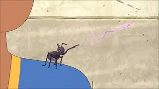 Krapopolis - Deliria transforms into Ant and Eagle