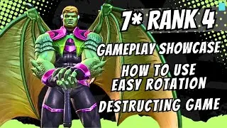 RANK 4 Hulkling Is Destructing Game | Gameplay Showcase & How To Use Hulkling Easy Rotation | Mcoc