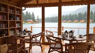 Soft Morning Jazz Café 🎷 Peaceful Winter Ambience for Focus & Productivity